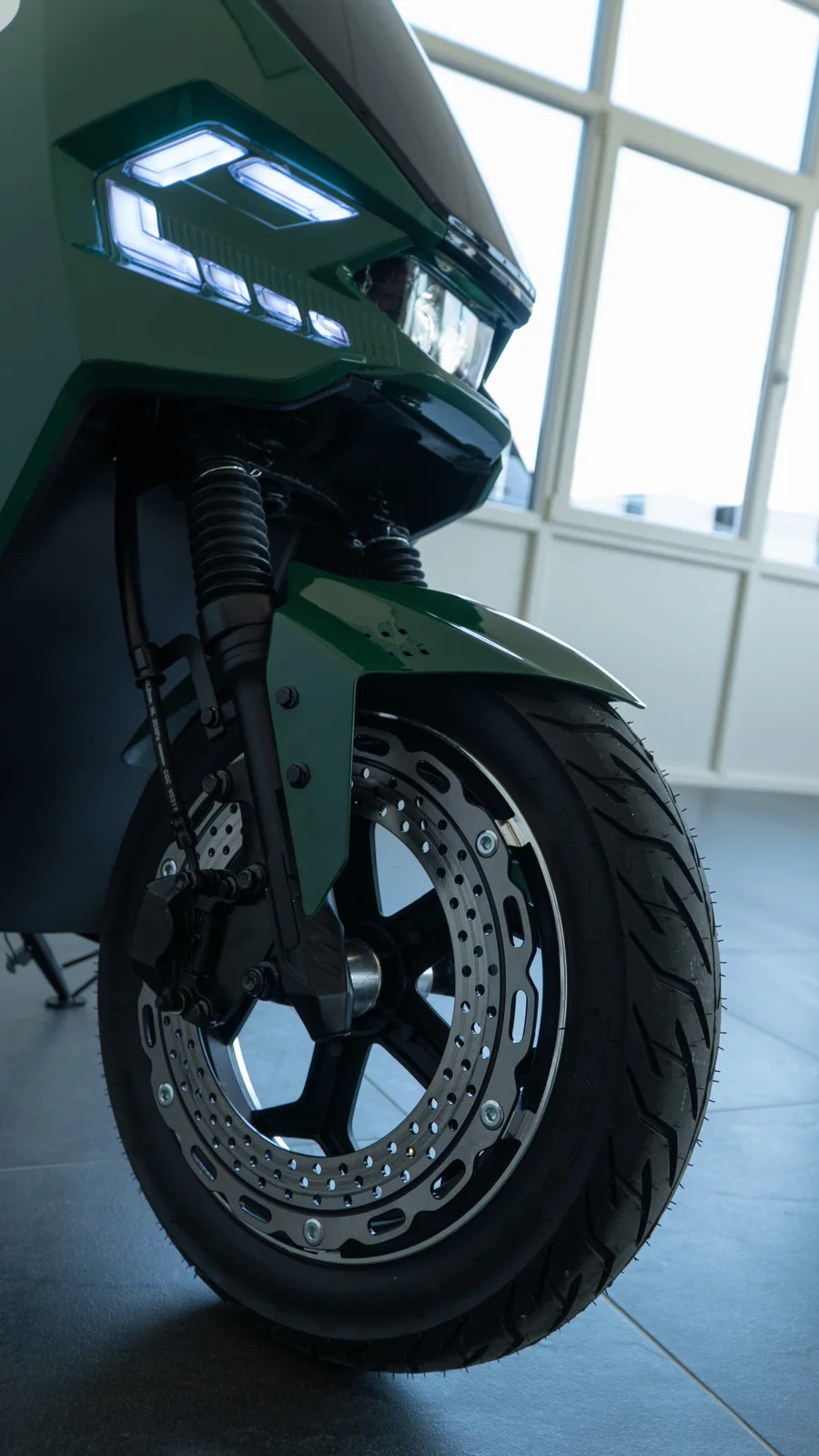 Scheibenbremse vorne am City GO Maxx E-Roller