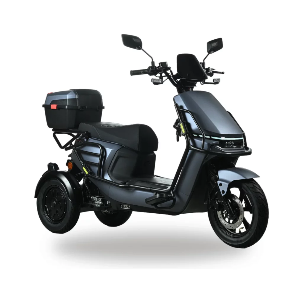 City Go Rebel in Grau matt mit Topcase
